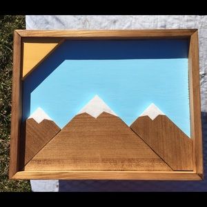 Mountain Wood Art